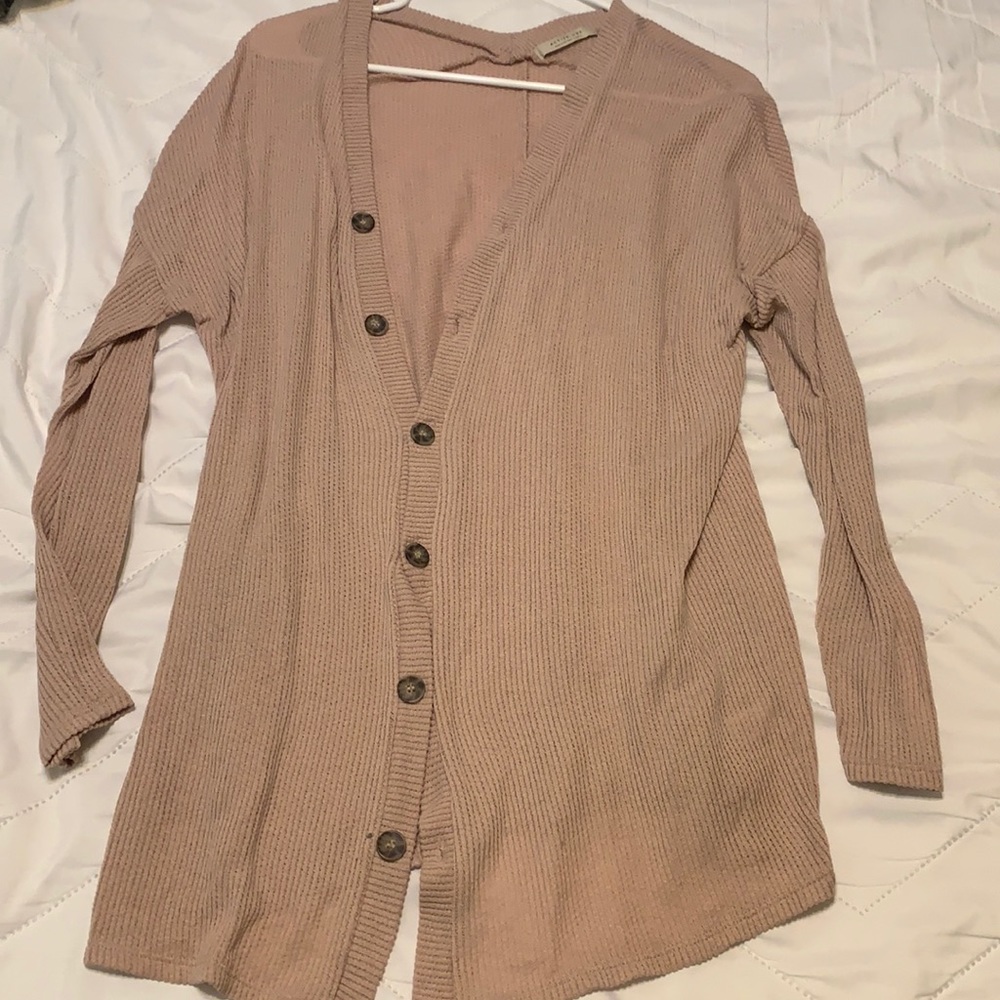 Blush pink cardigan